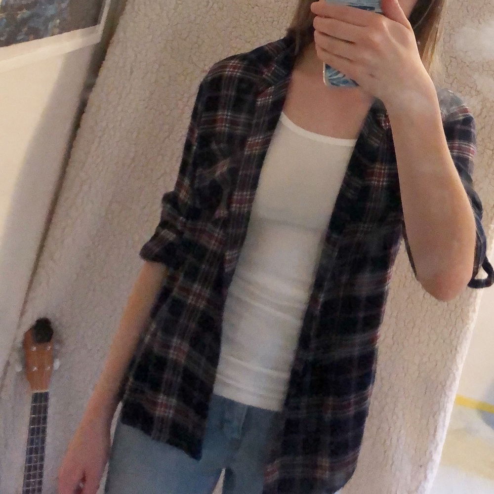 Plaid Button Up Shirt